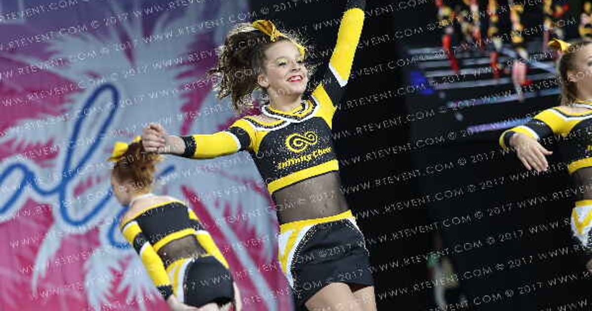 Infinity Cheer  Jump'in Gymnastics Diamonds · Deep South Destin Beach Nationals