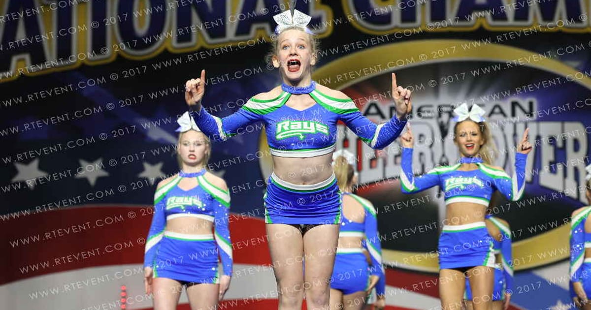 The Stingray All Stars lady rev · American Cheer Power Columbus Grand Nationals