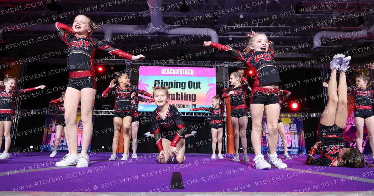 Flipping Out Tumbling Bet · ACDA Reach the Beach Ocean City Grand Nationals DIDII AllStar