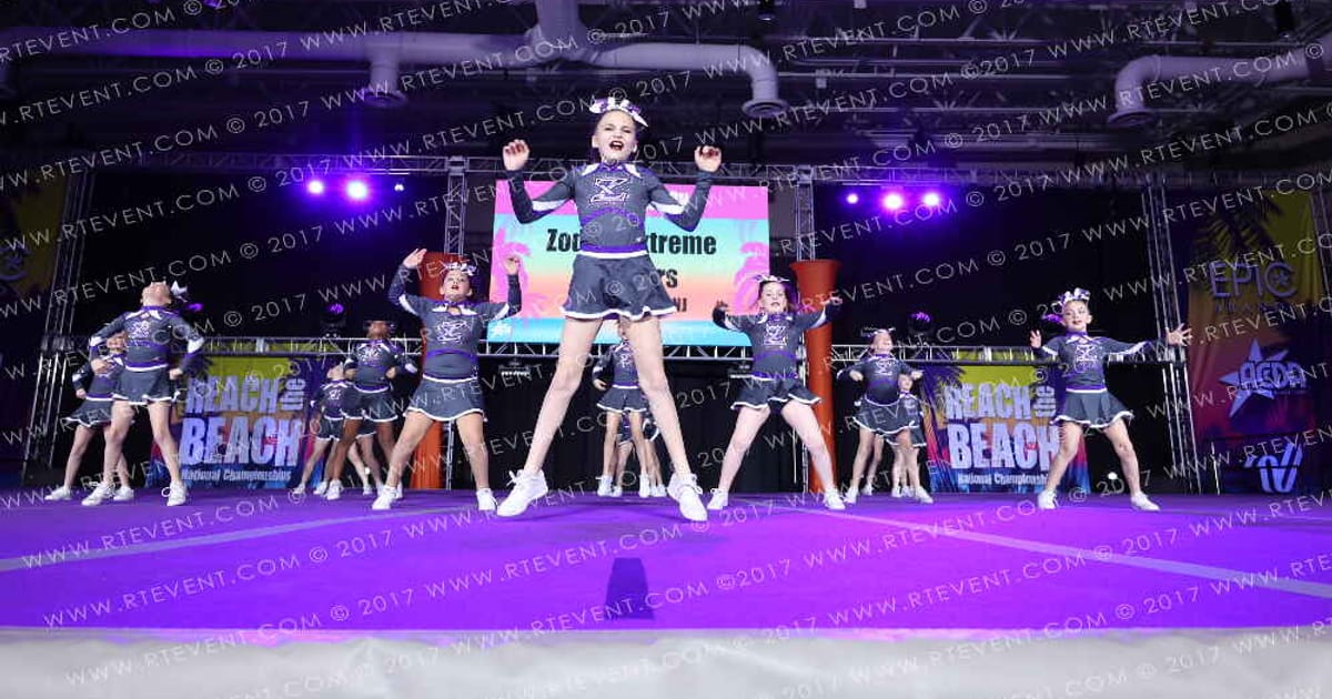 Zodiacs Extreme All Stars Aries · ACDA Reach the Beach Ocean City Grand Nationals DIDII AllStar