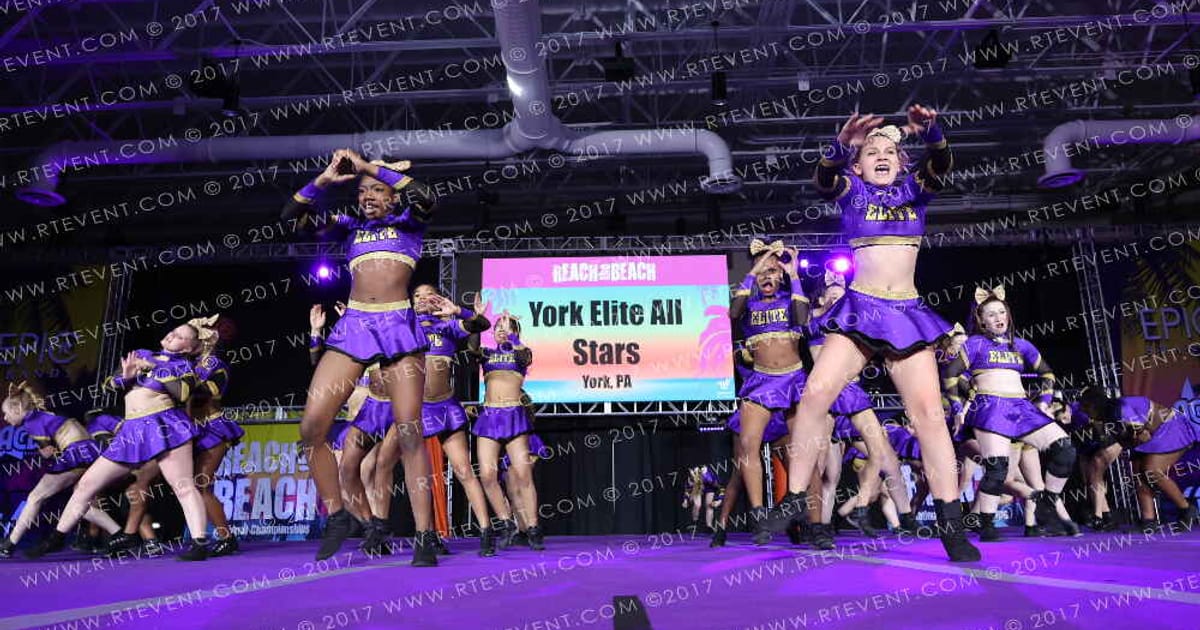 York Elite All Stars Lady Onyx · ACDA Reach the Beach Ocean City Grand Nationals DIDII AllStar