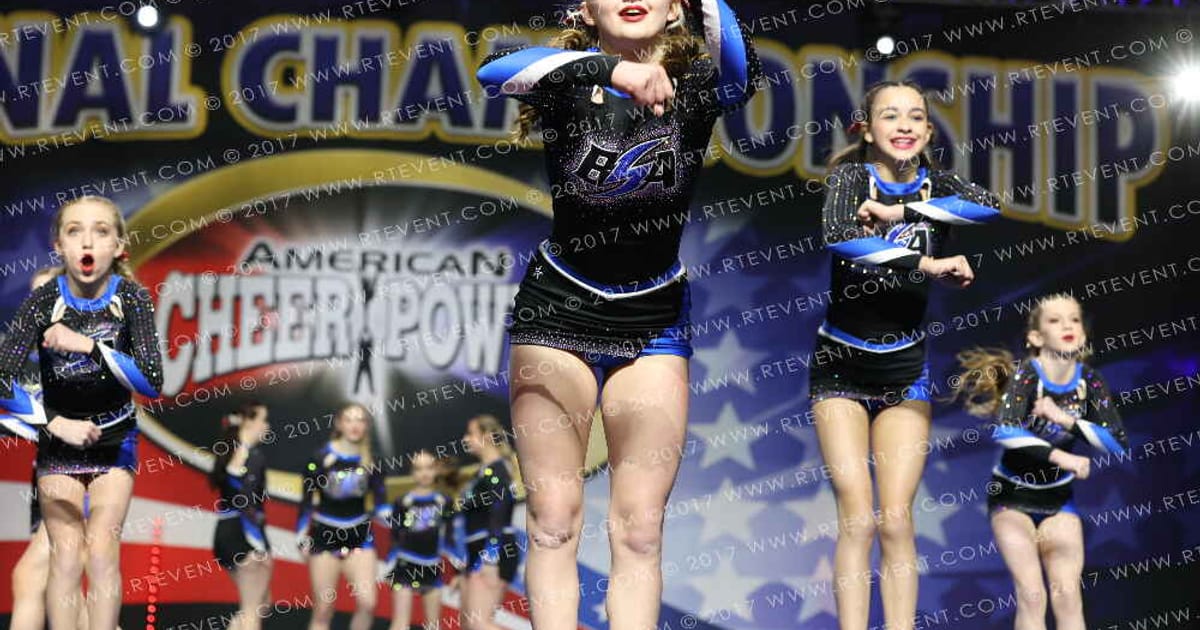 Blue Storm Athletics GLACIER GIRLS · American Cheer Power Columbus Grand Nationals
