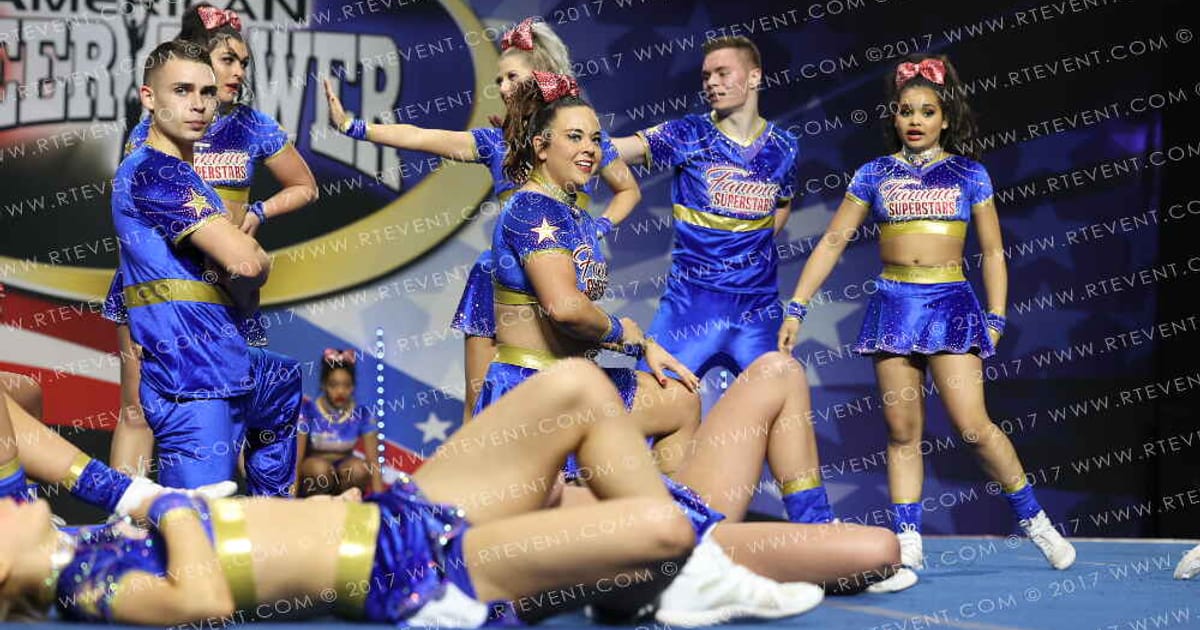 Famous Superstars GOLD · American Cheer Power Columbus Grand Nationals