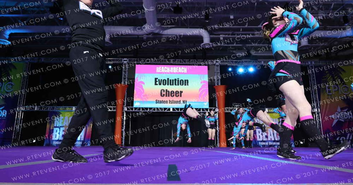 Evolution Cheer High Rollers · ACDA Reach the Beach Ocean City Grand Nationals DIDII AllStar