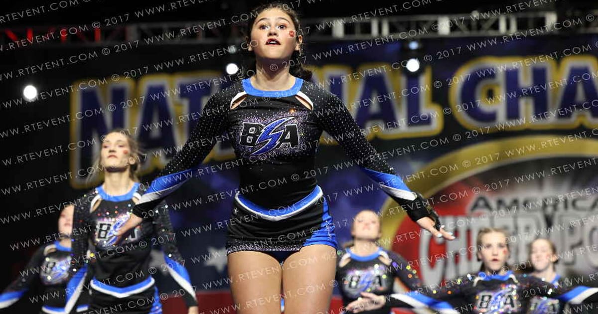 Blue Storm Athletics LADY VORTEX · American Cheer Power Columbus Grand Nationals