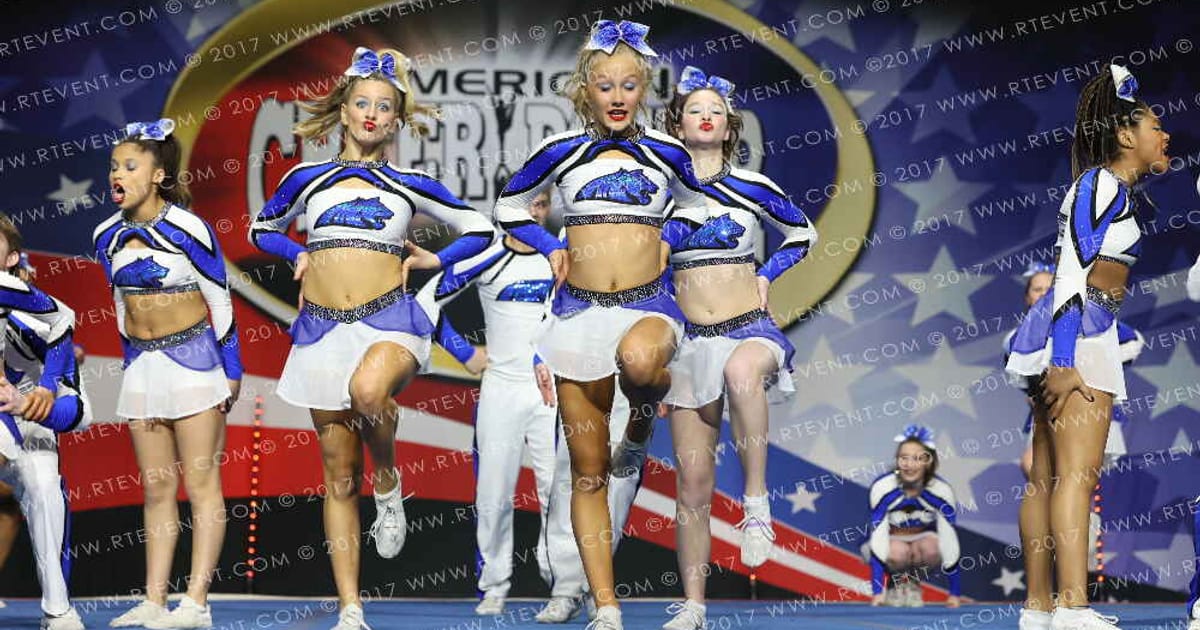 Bluegrass Athletics Code Blue · American Cheer Power Columbus Grand Nationals