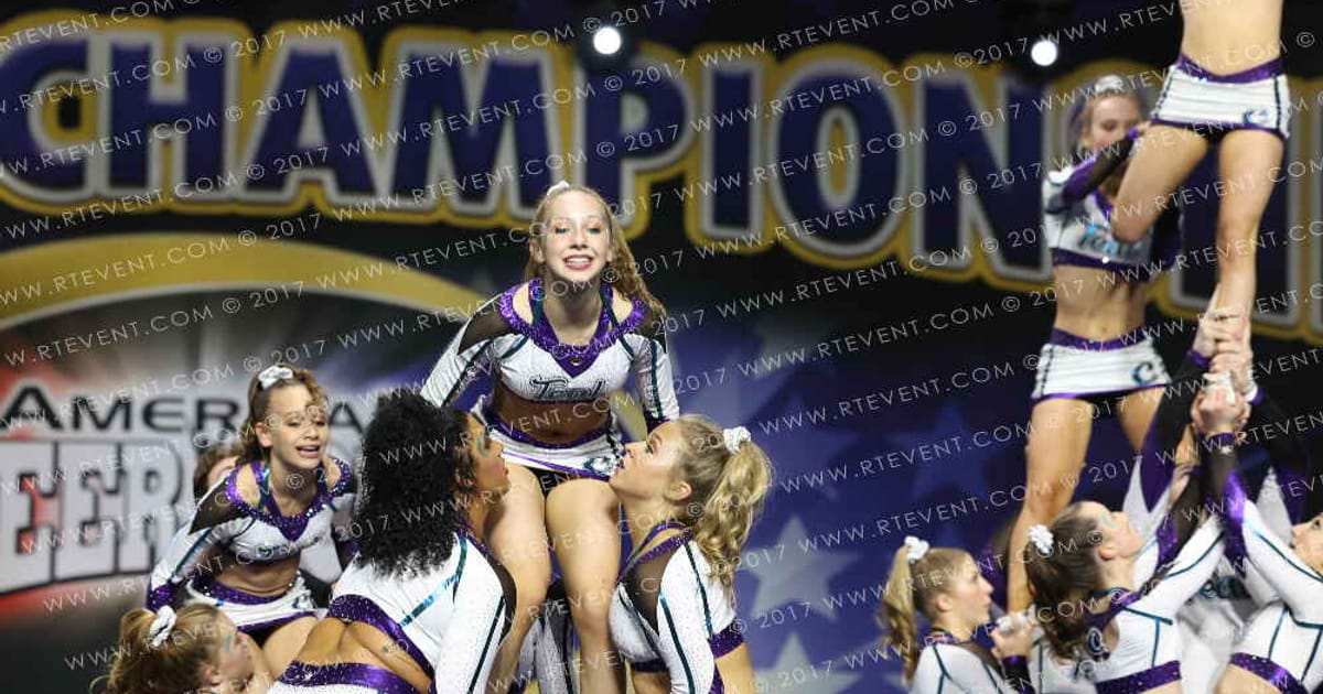 Charlotte Allstar Cheerleading Teal · American Cheer Power Columbus Grand Nationals