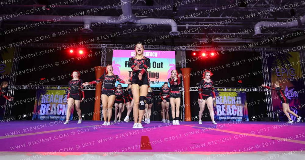 Flipping Out Tumbling Queens · ACDA Reach the Beach Ocean City Grand Nationals DIDII AllStar
