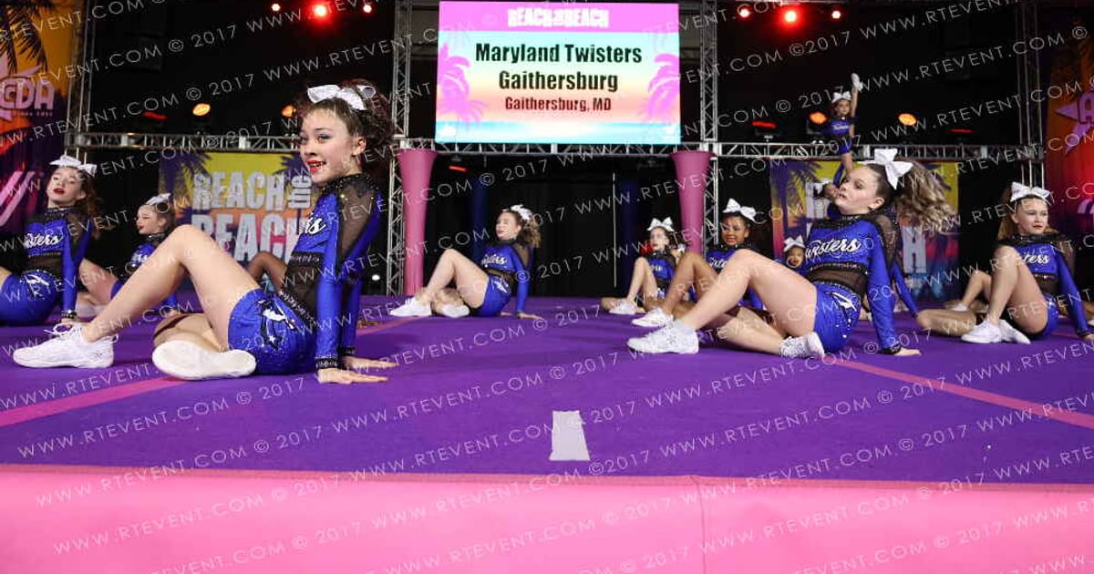Maryland Twisters Little Winds · ACDA Reach the Beach Ocean City Grand Nationals DIDII AllStar