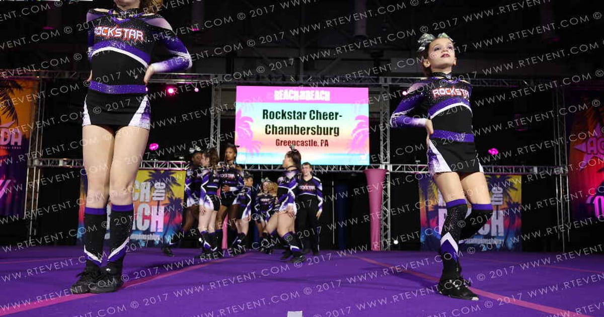 Rockstar Cheer New Jersey Busta Rhymes · ACDA Reach the Beach Ocean City Grand Nationals DIDII AllStar