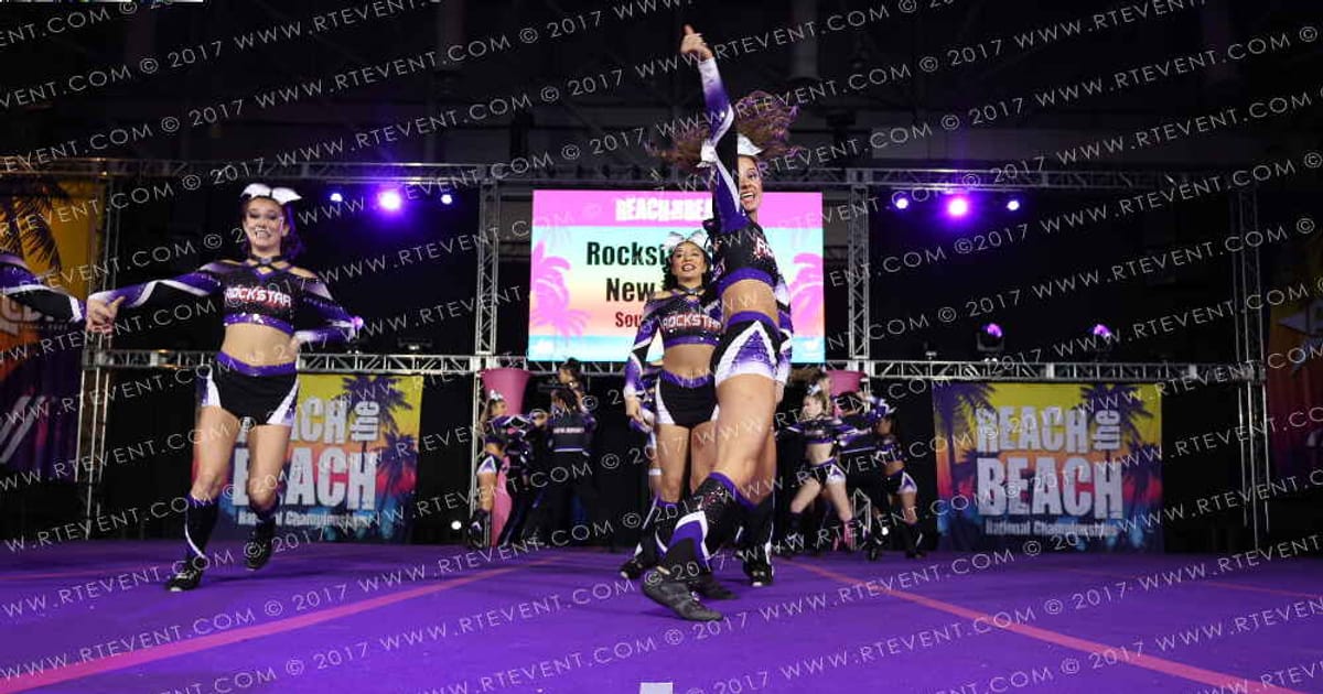 Rockstar Cheer New Jersey Jagged Edge · ACDA Reach the Beach Ocean City Grand Nationals DIDII AllStar