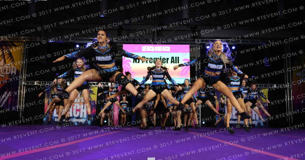 NJ Premier All Stars Notorious · ACDA Reach the Beach Ocean City Grand Nationals DIDII AllStar