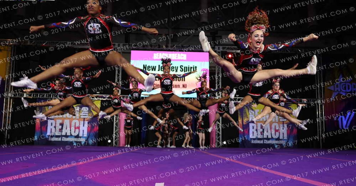 New Jersey Spirit Explosion Hot Topic · ACDA Reach the Beach Ocean City Grand Nationals DIDII AllStar