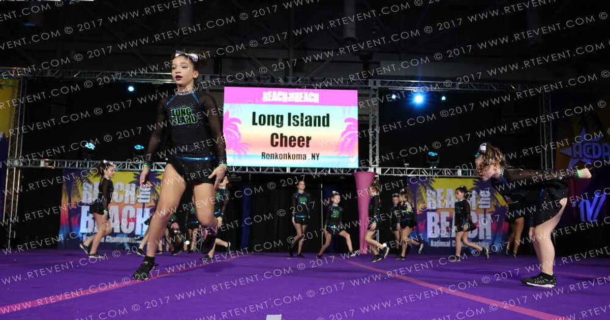 Long Island Cheer Shimmer · ACDA Reach the Beach Ocean City Grand Nationals DIDII AllStar