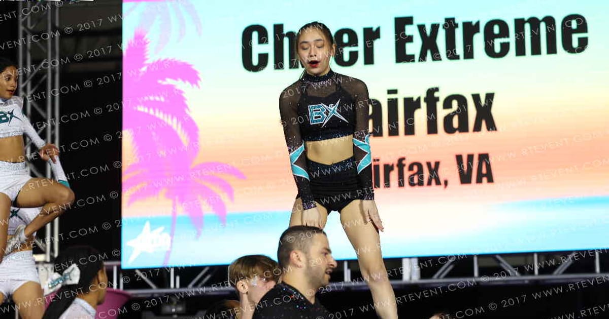 Cheer Extreme Fairfax Bionic-X · ACDA Reach the Beach Ocean City Grand Nationals DIDII AllStar