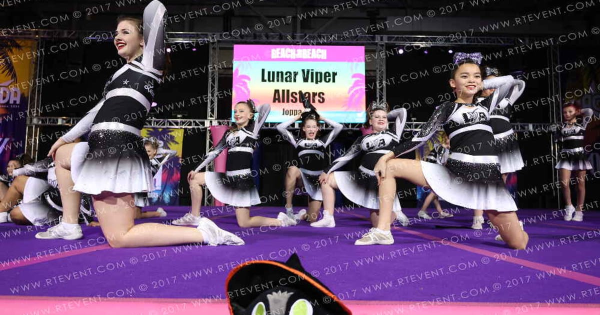 Lunar Viper Allstars Smoke · ACDA Reach the Beach Ocean City Grand Nationals DIDII AllStar
