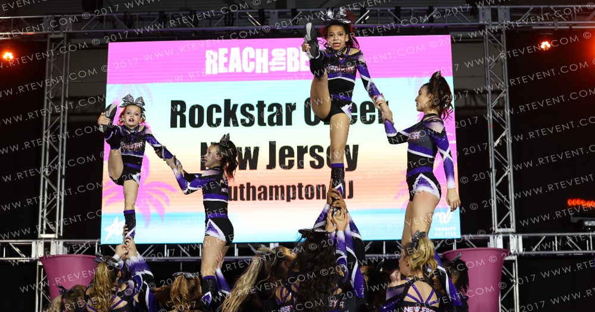 Rockstar Cheer New Jersey City Girls · ACDA Reach the Beach Ocean City Grand Nationals DIDII AllStar