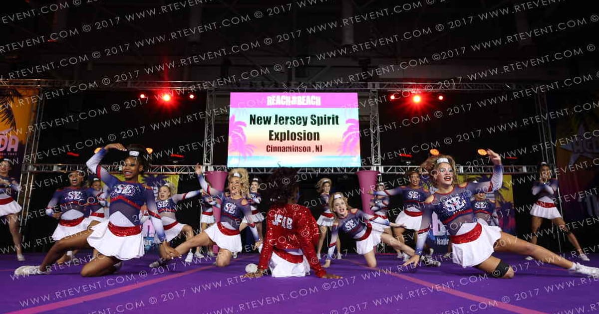 New Jersey Spirit Explosion JFAB · ACDA Reach the Beach Ocean City Grand Nationals DIDII AllStar