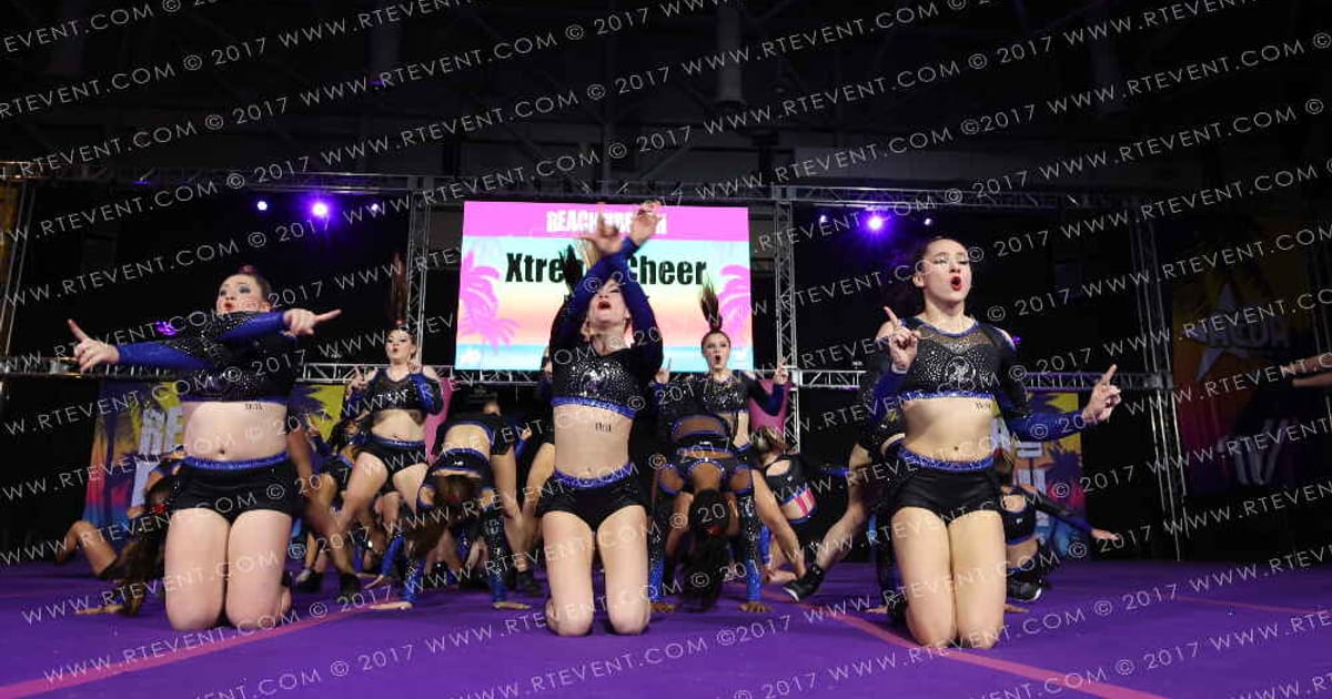 Xtreme Cheer Fire · ACDA Reach the Beach Ocean City Grand Nationals DIDII AllStar