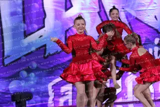 Falcon flames cheer and dance Glow