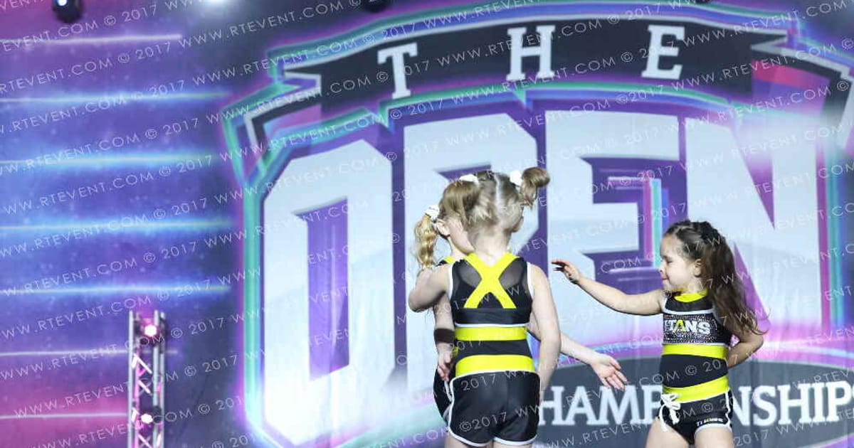 Titans Cheer and Gymnastics Tiny Titans · The Open Branson
