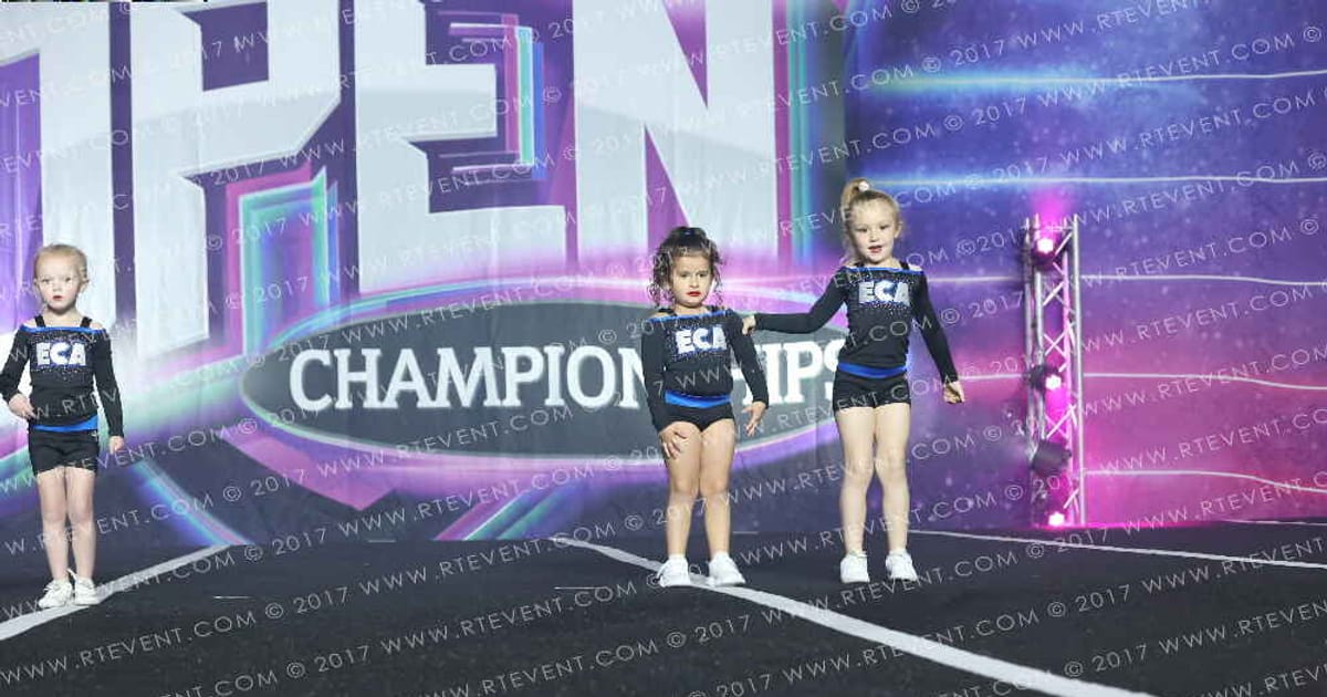 Elite Cheer Academy Tiny Troopers · The Open Branson