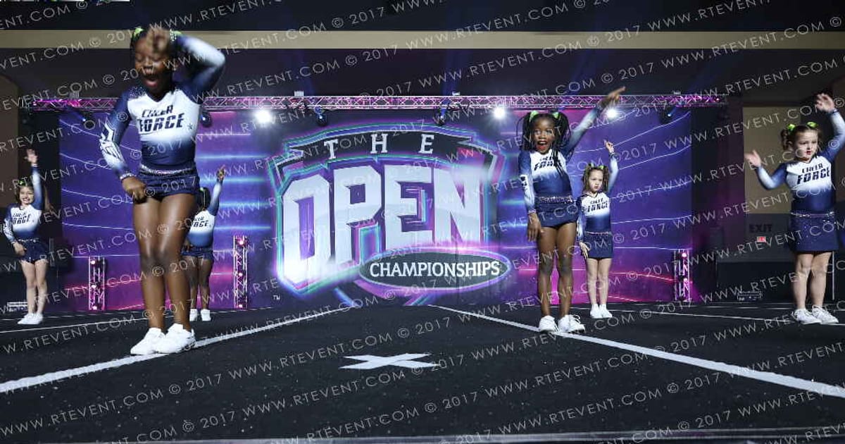 Cheer Force Arkansas Kiwi · The Open Branson