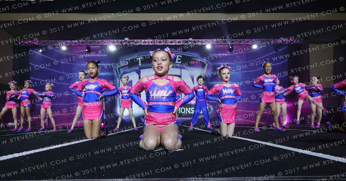 WIN All-Stars Cheer Mini Monsters · The Open Branson