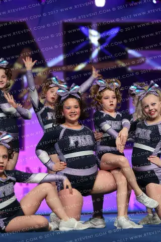 PKR Athletics Cheer White Lightning