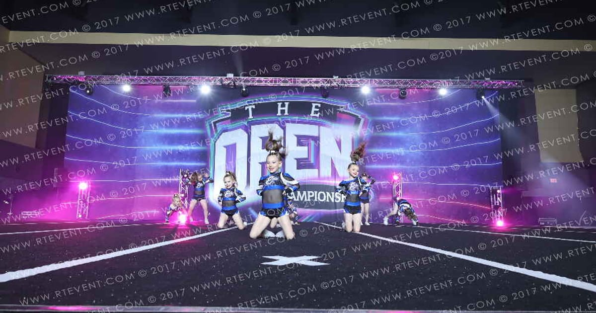 Elite Cheer Academy Majors · The Open Branson