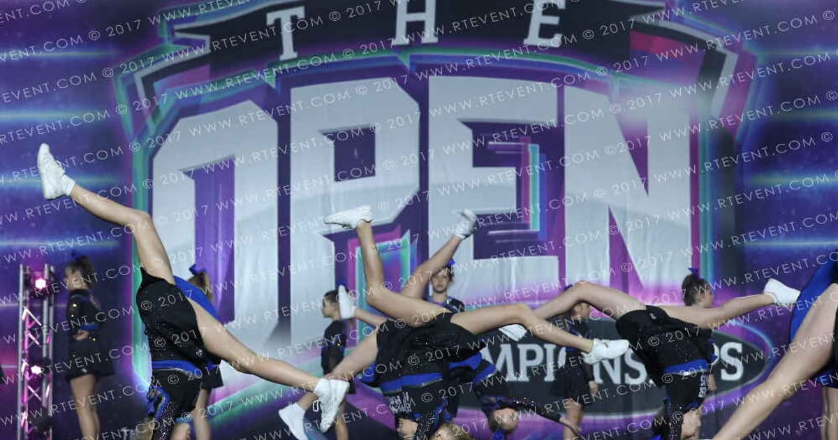 Power Haus Cheer Silver Haze · The Open Branson