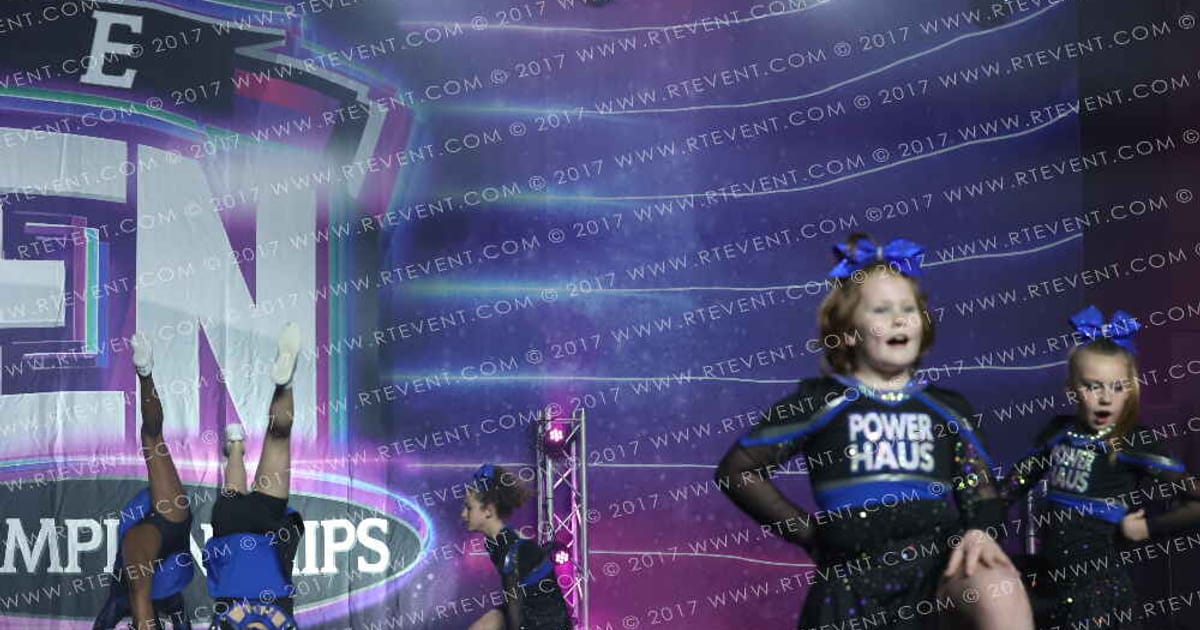 Power Haus Cheer Blue Thunder · The Open Branson