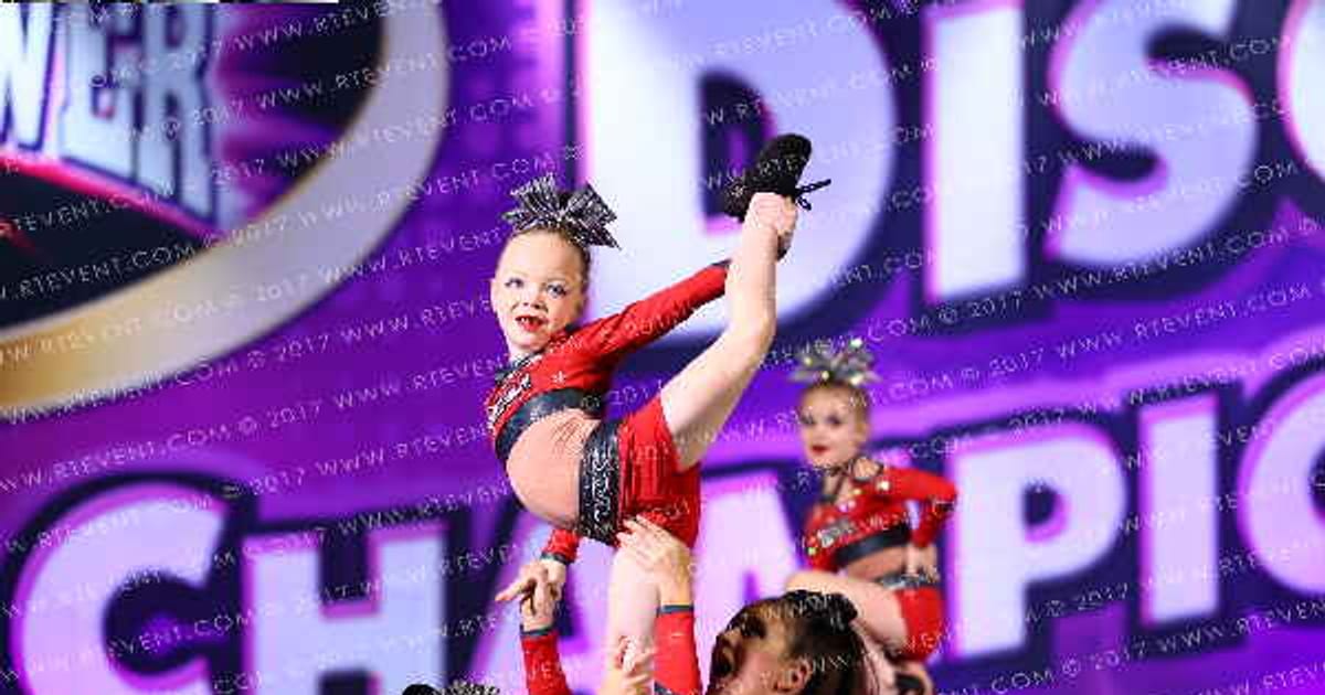 Ocala Athletix CHERRY BOMBS · American Cheer Power Tampa Showdown DIDII