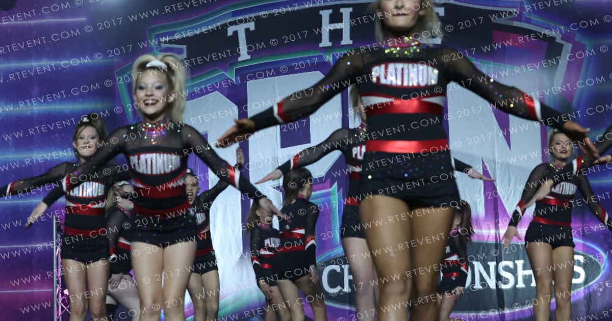 Platinum Cheer Company Stars · The Open Branson