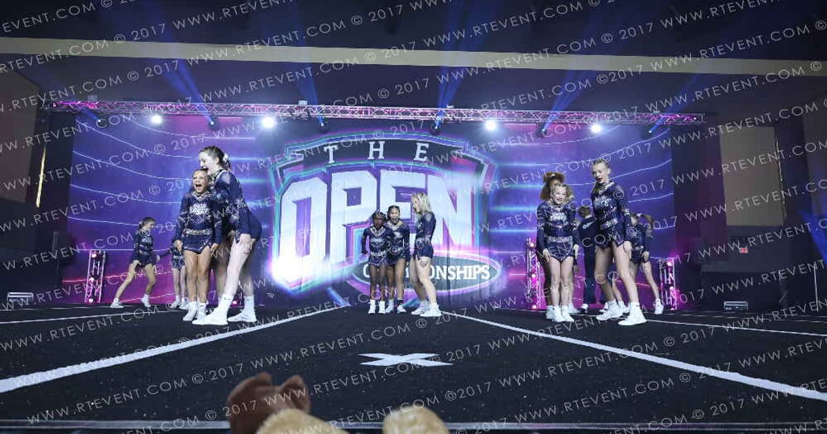Cheer Force Arkansas War Eagles · The Open Branson