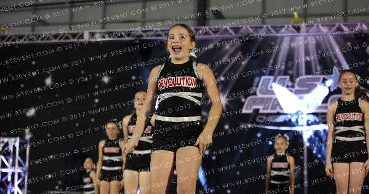 Revolution Cheer Company Ammo · The US Finals Mesa