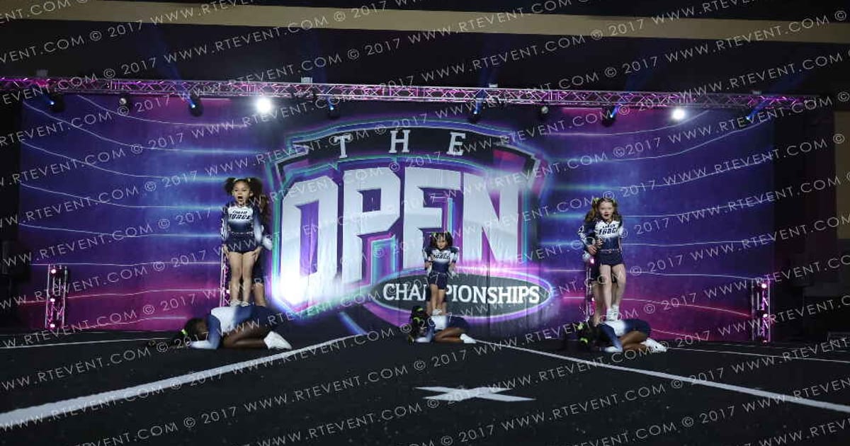 Cheer Force Arkansas Kiwi · The Open Branson