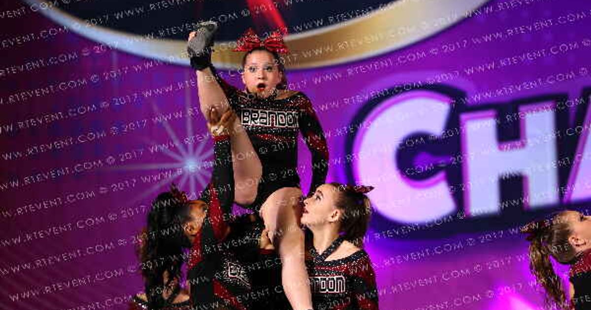 Brandon All-Stars Jacksonville Blu · American Cheer Power Tampa Showdown DIDII