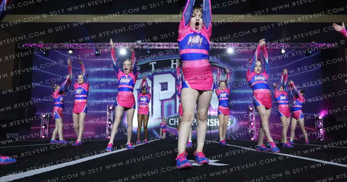 WIN All-Stars Cheer Mini Monsters · The Open Branson