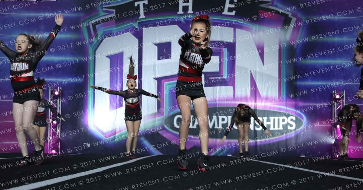 Platinum Cheer Company Onyx · The Open Branson