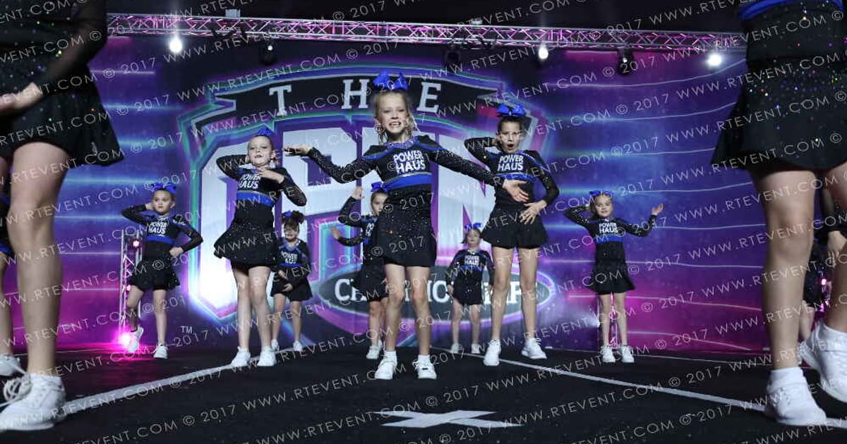 Power Haus Cheer Silver Haze · The Open Branson