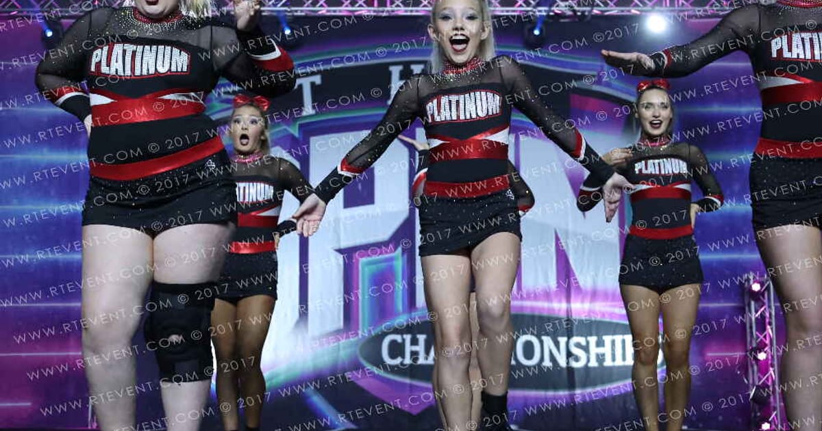 Platinum Cheer Company Stars · The Open Branson