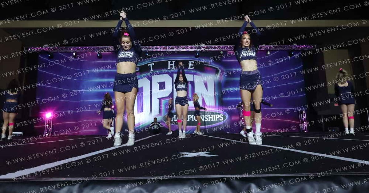 Cheer Force Arkansas Lady Falcons · The Open Branson