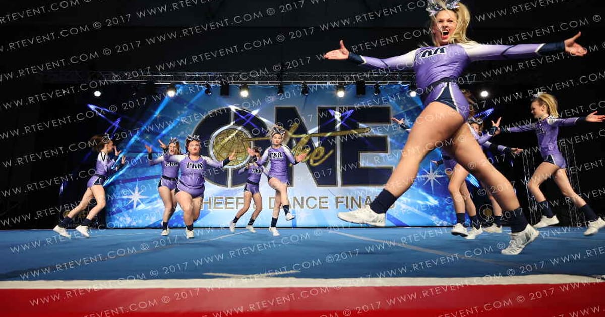 PKR Athletics Cheer Purple Rain · The One Virginia Beach