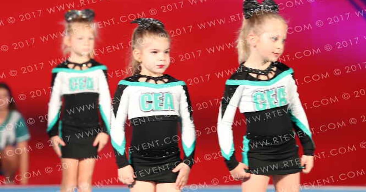 Cheer Extreme DMV Tiny Teal · The SHOWCASE