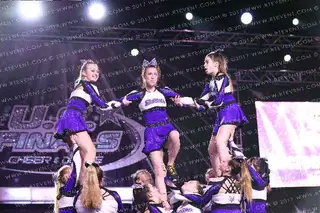 Alex Bay Recreation Cheer Stallions Purple Rein