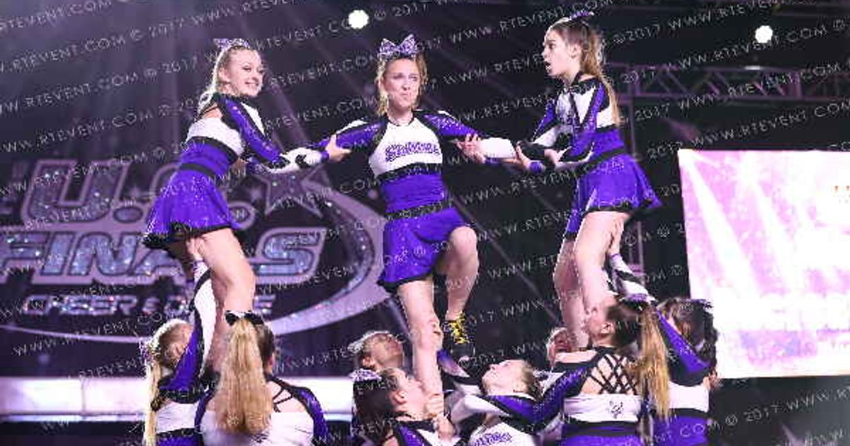 Alex Bay Recreation Cheer Stallions Purple Rein · The US Finals Worcester