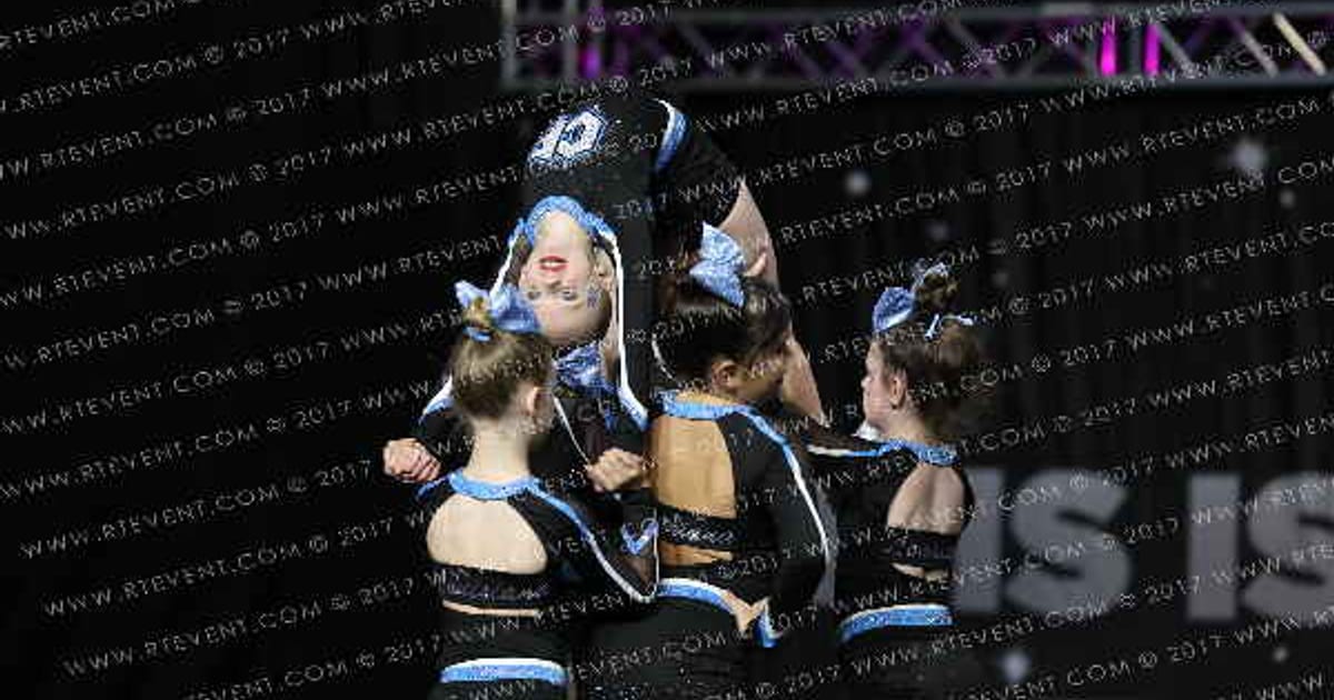 Louisiana Cheer Force Baby Blue · US Finals Pensacola