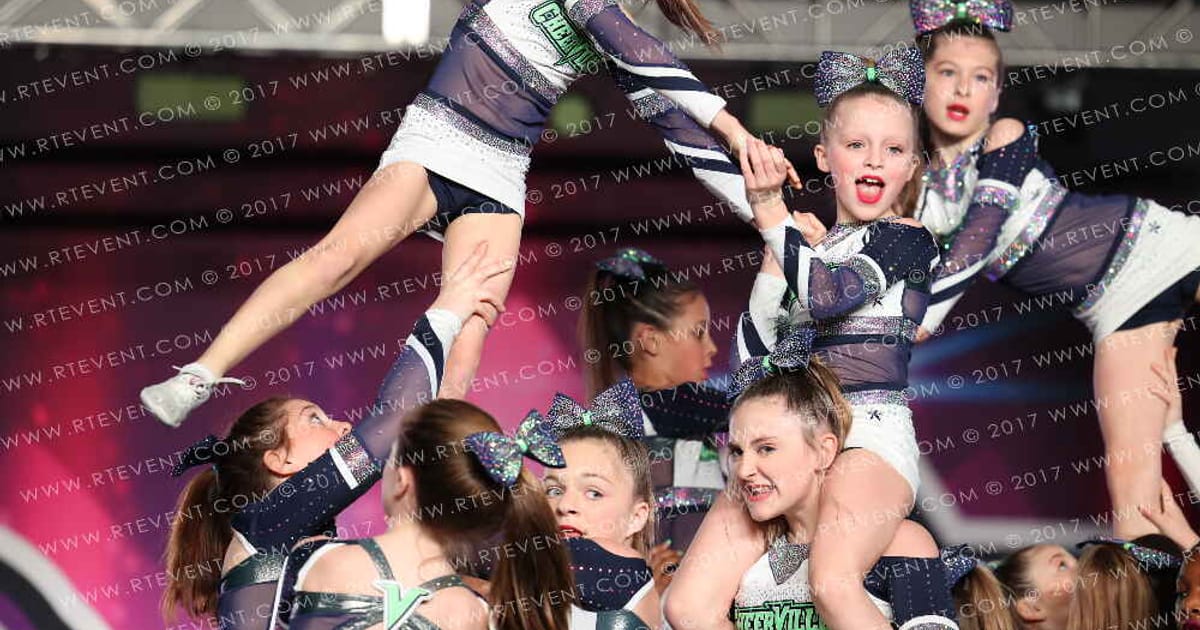 CheerVille Athletics MJ Black Widows · Grand Nationals