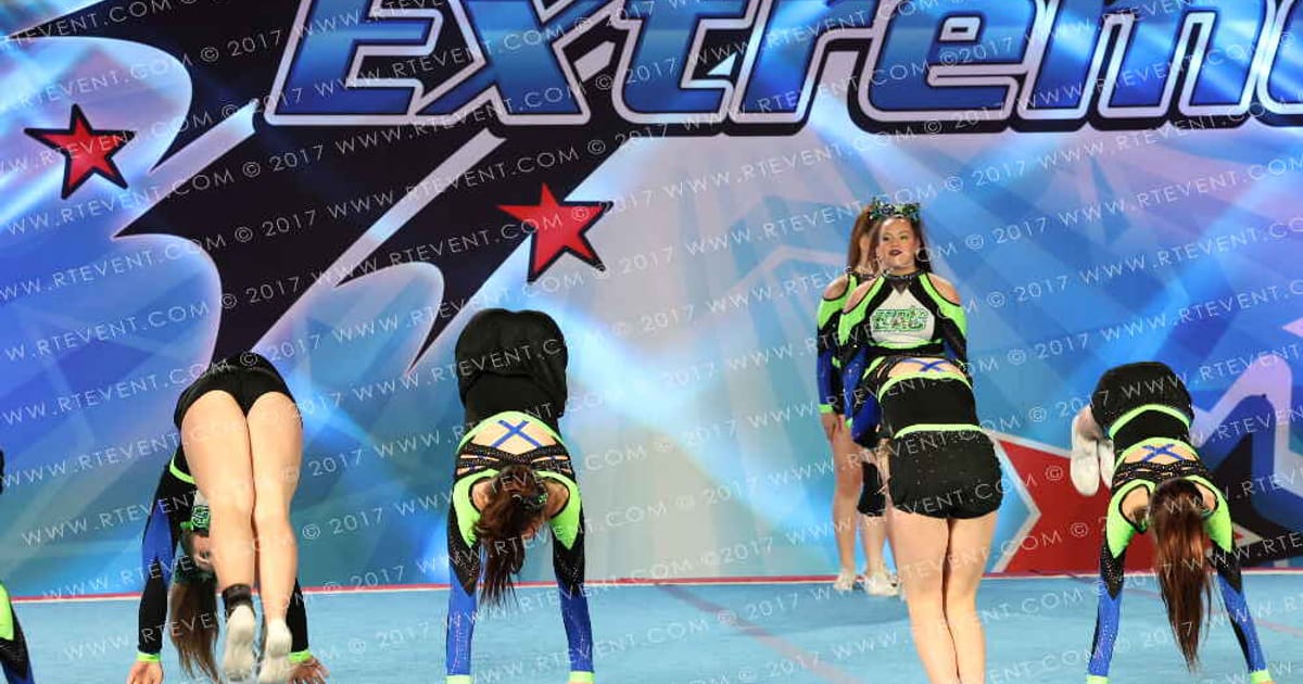 Elite Athletic Cheer Lime Ladies · The Masters